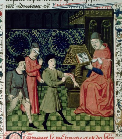 Fr 396 f.66 La clinique du chirurgien, par Guy de Chauliac - French School